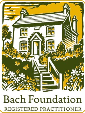 Bach Flower Remedies Logo of the Bach Foundation featuring a cottage and steps surrounded by flowers.